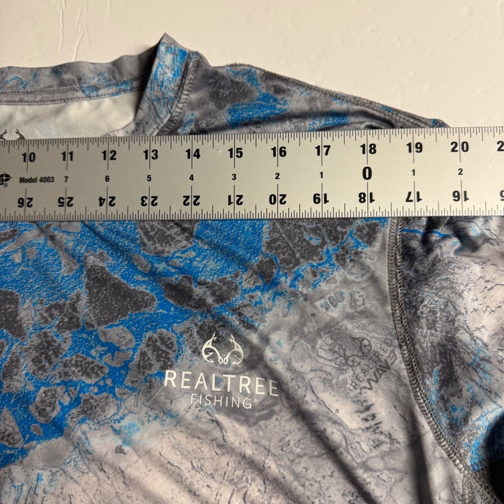 Realtree Fishing Shirt Long Sleeve Performance Camo XL - Picture 6 of 10
